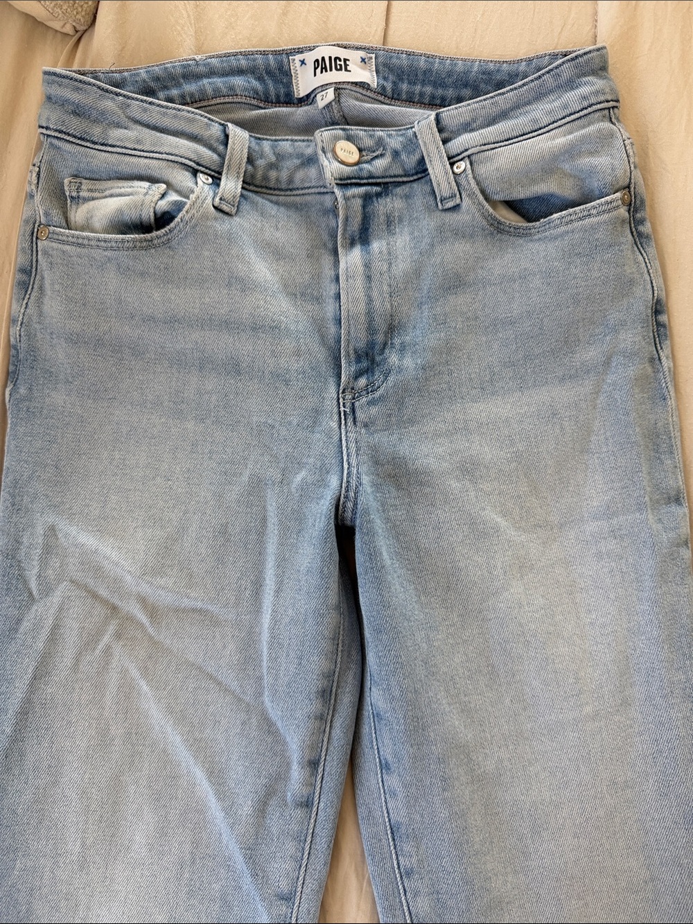 PAIGE Light Wash Straight Men’s Jeans